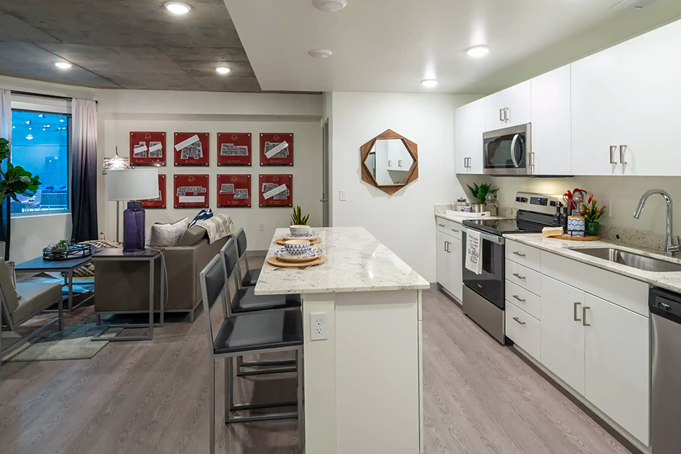 Apartment featuring an open floor plan