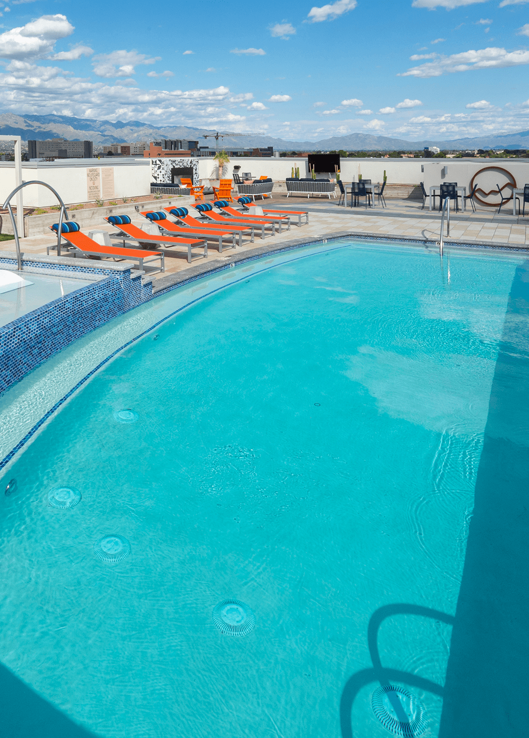 resort style pool