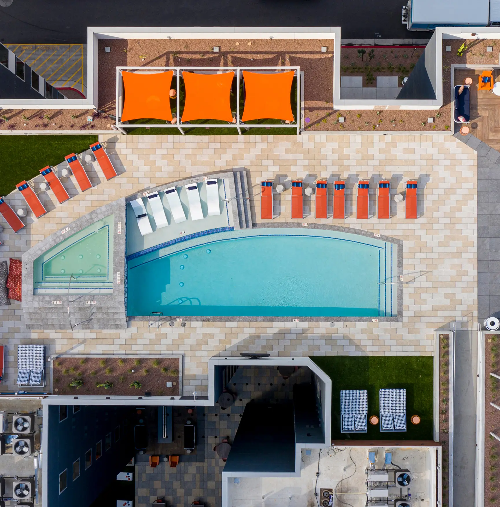 resort style pool