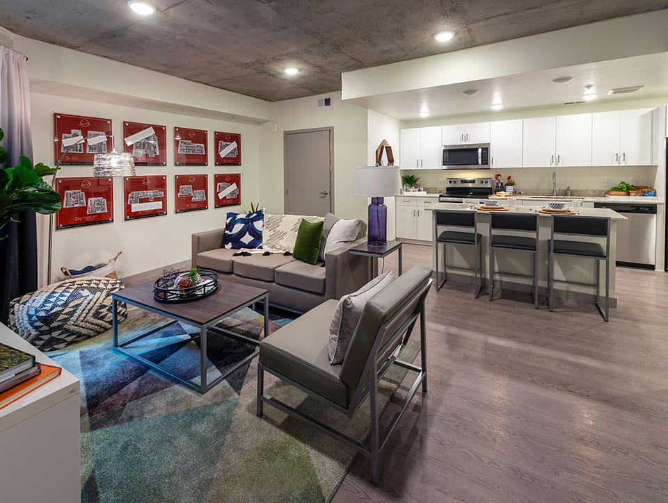 apartment featuring an open floor plan