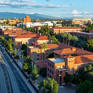 aerial view of the community